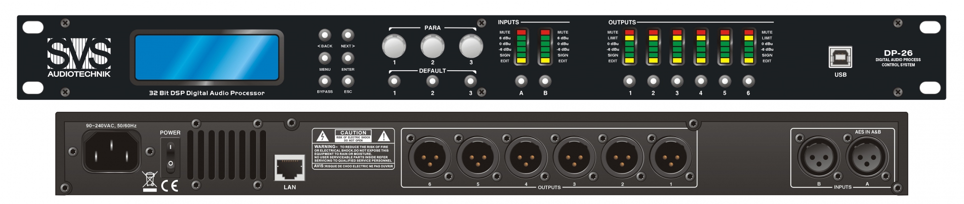 SVS Audiotechnik DP-26 Цифровой процессор: 2 входа 6 выходов в Элисте