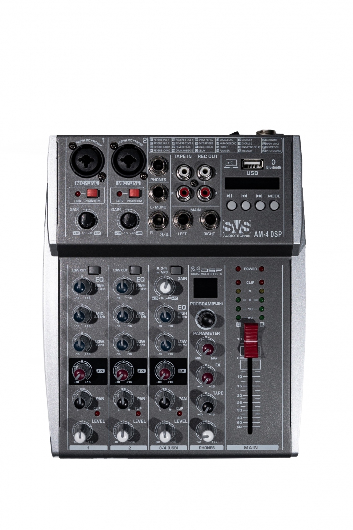 SVS Audiotechnik mixers AM-4 DSP Аналоговый микшерный пульт, 4-канала в Элисте