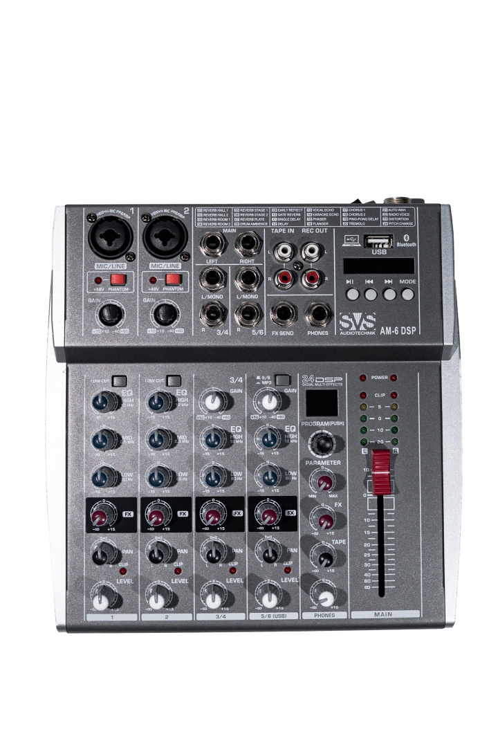 SVS Audiotechnik mixers AM-6 DSP Микшерный пульт аналоговый, 6-канальный SVS Audiotechnik mixers в Элисте