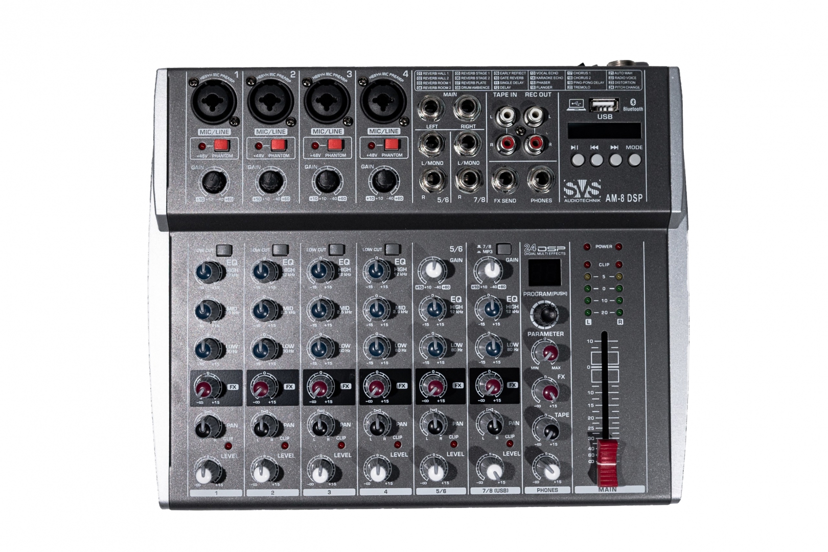 SVS Audiotechnik mixers AM-8 DSP Микшерный пульт аналоговый, 8-канальный в Элисте